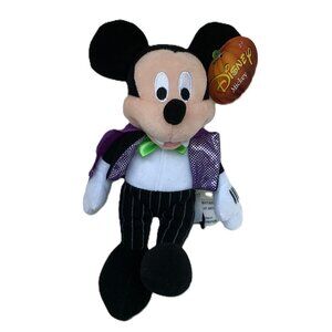 Disney Mickey Mouse New w/ Tag Halloween Vampire Plush  Toy 2+